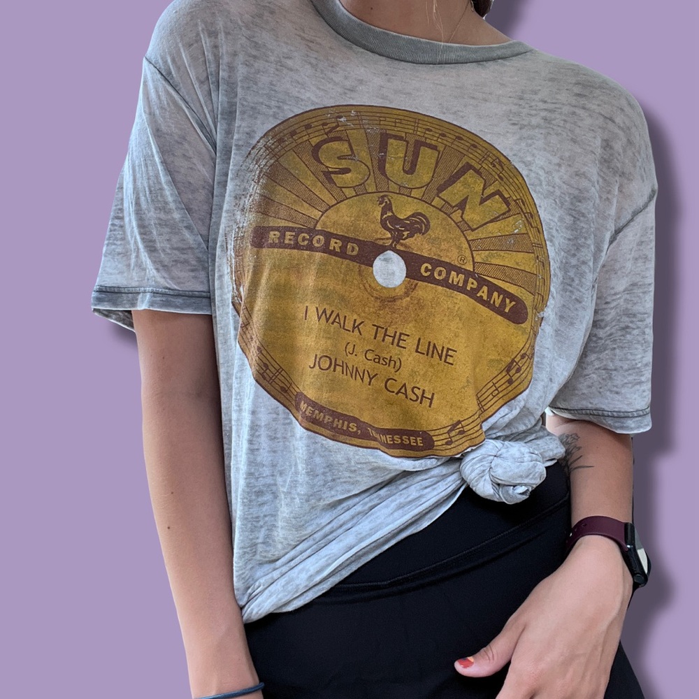 Johnny Cash Free People Tee